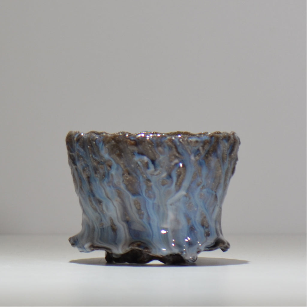 木村 貴史 / 深流-白波 /  kt_sr11_s /  約 φ12cm /  植木鉢