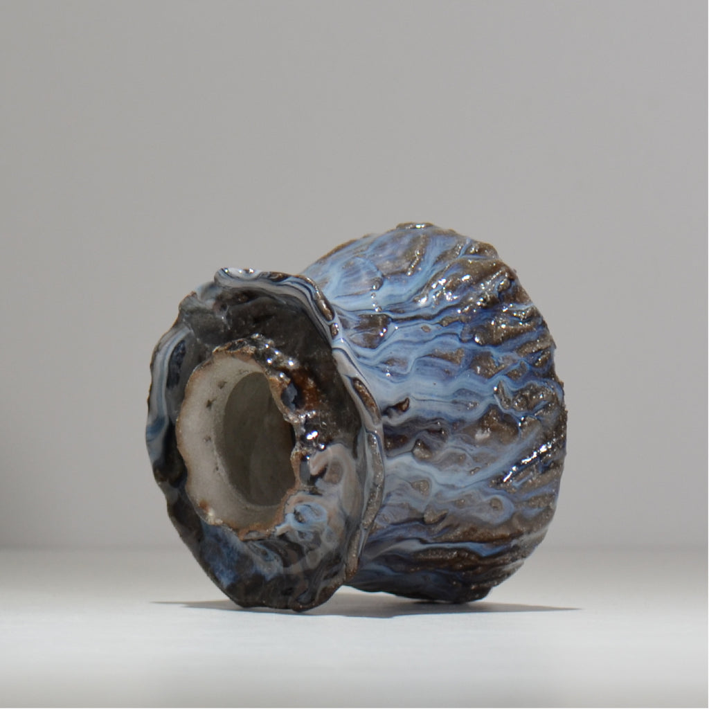 木村 貴史 / 深流-白波 /  kt_sr11_s /  約 φ12cm /  植木鉢