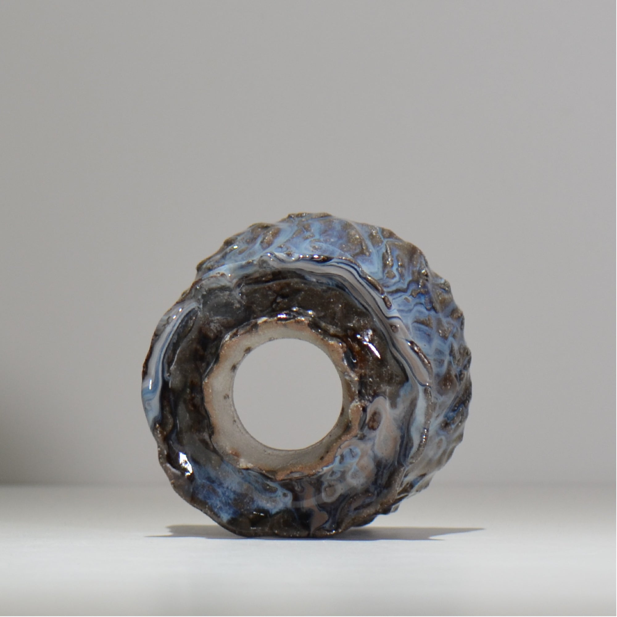 木村 貴史 / 深流-白波 /  kt_sr11_s /  約 φ12cm /  植木鉢