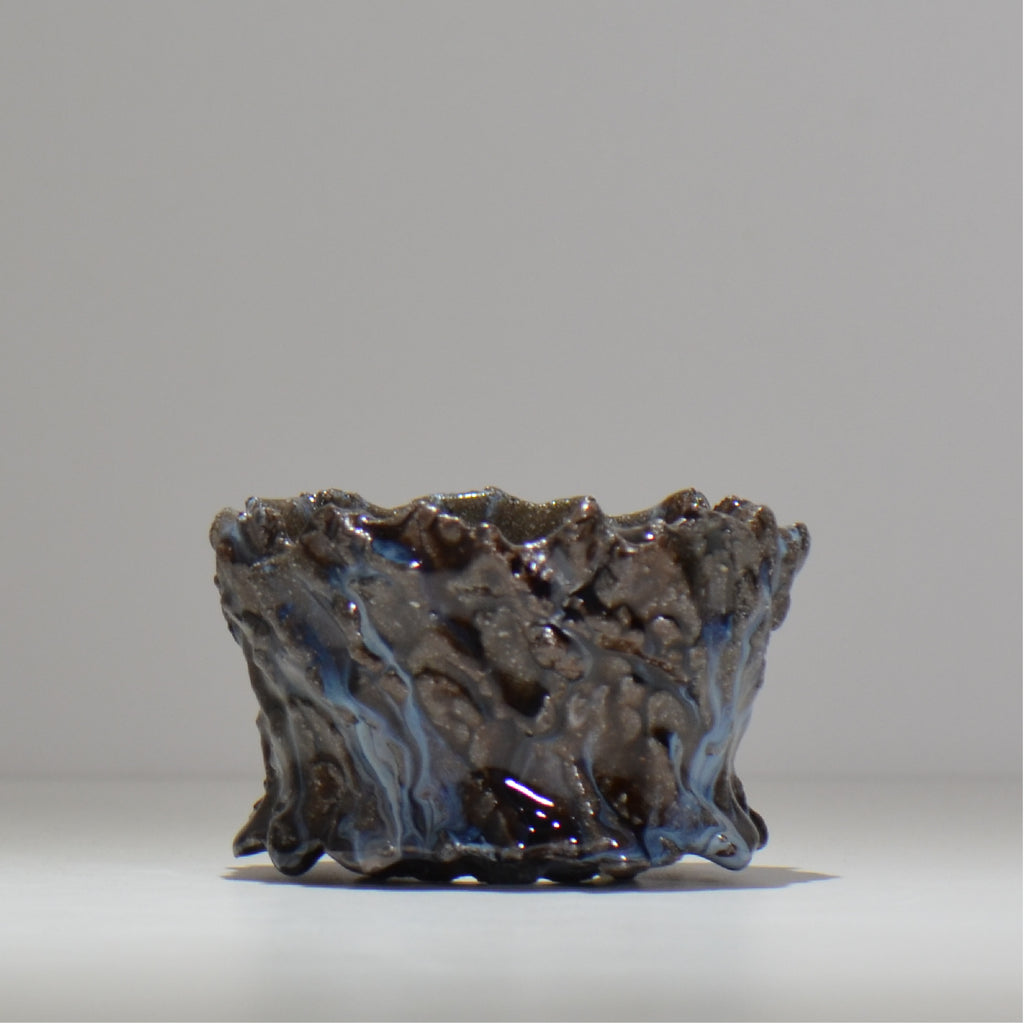 木村 貴史 / 深流-白波 /  kt_sr13_s /  約 φ12cm /  植木鉢