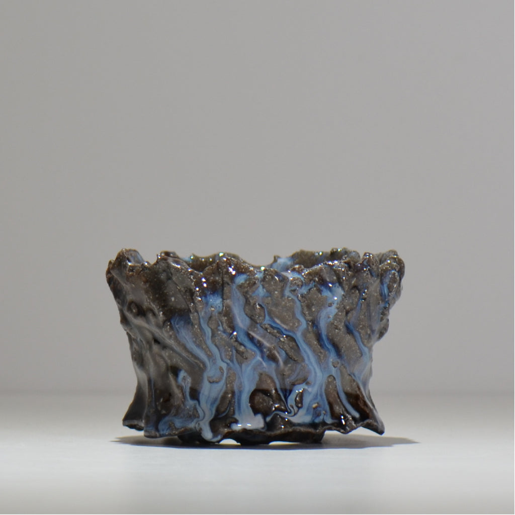 木村 貴史 / 深流-白波 /  kt_sr13_s /  約 φ12cm /  植木鉢