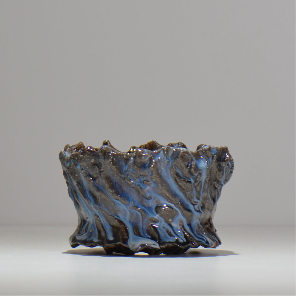 木村 貴史 / 深流-白波 /  kt_sr13_s /  約 φ12cm /  植木鉢