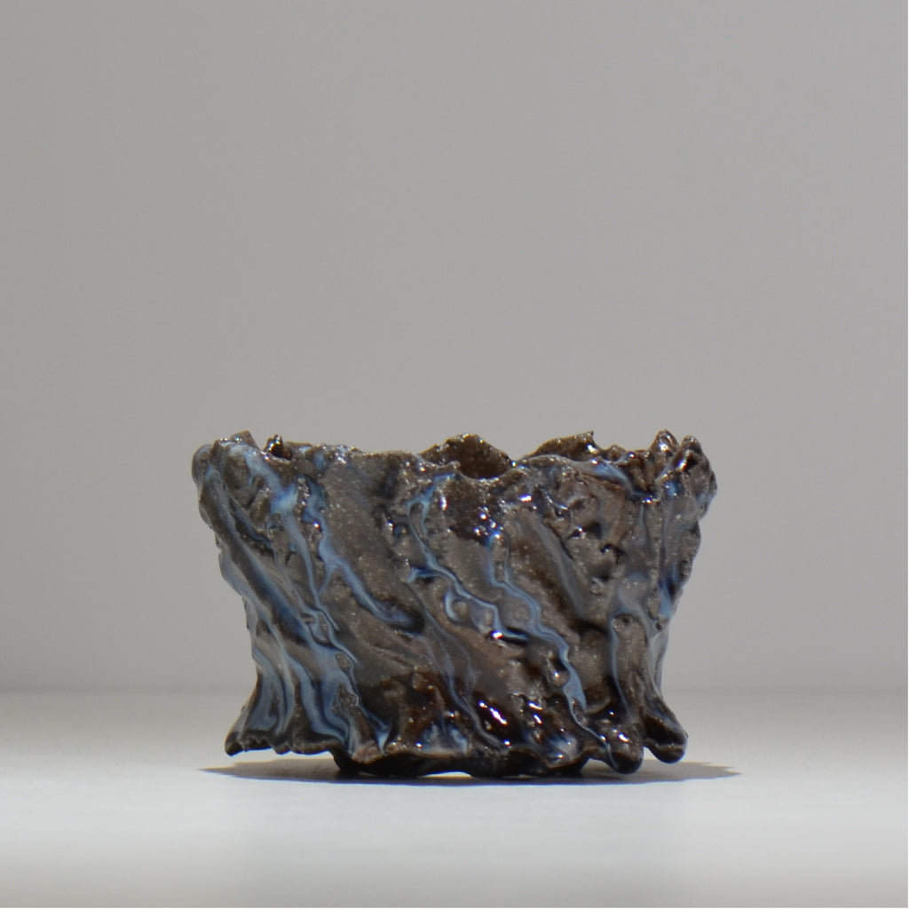 木村 貴史 / 深流-白波 /  kt_sr13_s /  約 φ12cm /  植木鉢