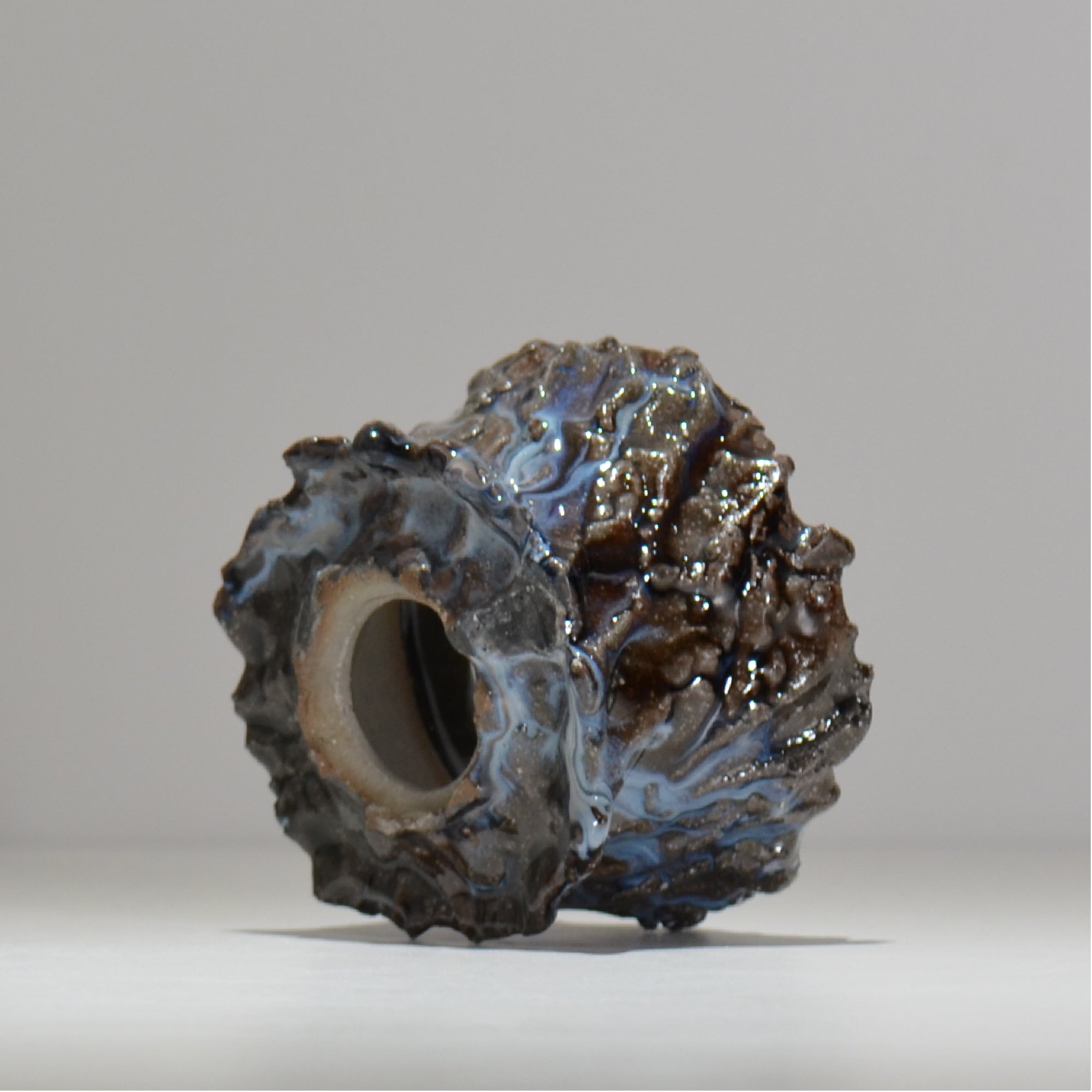 木村 貴史 / 深流-白波 /  kt_sr13_s /  約 φ12cm /  植木鉢