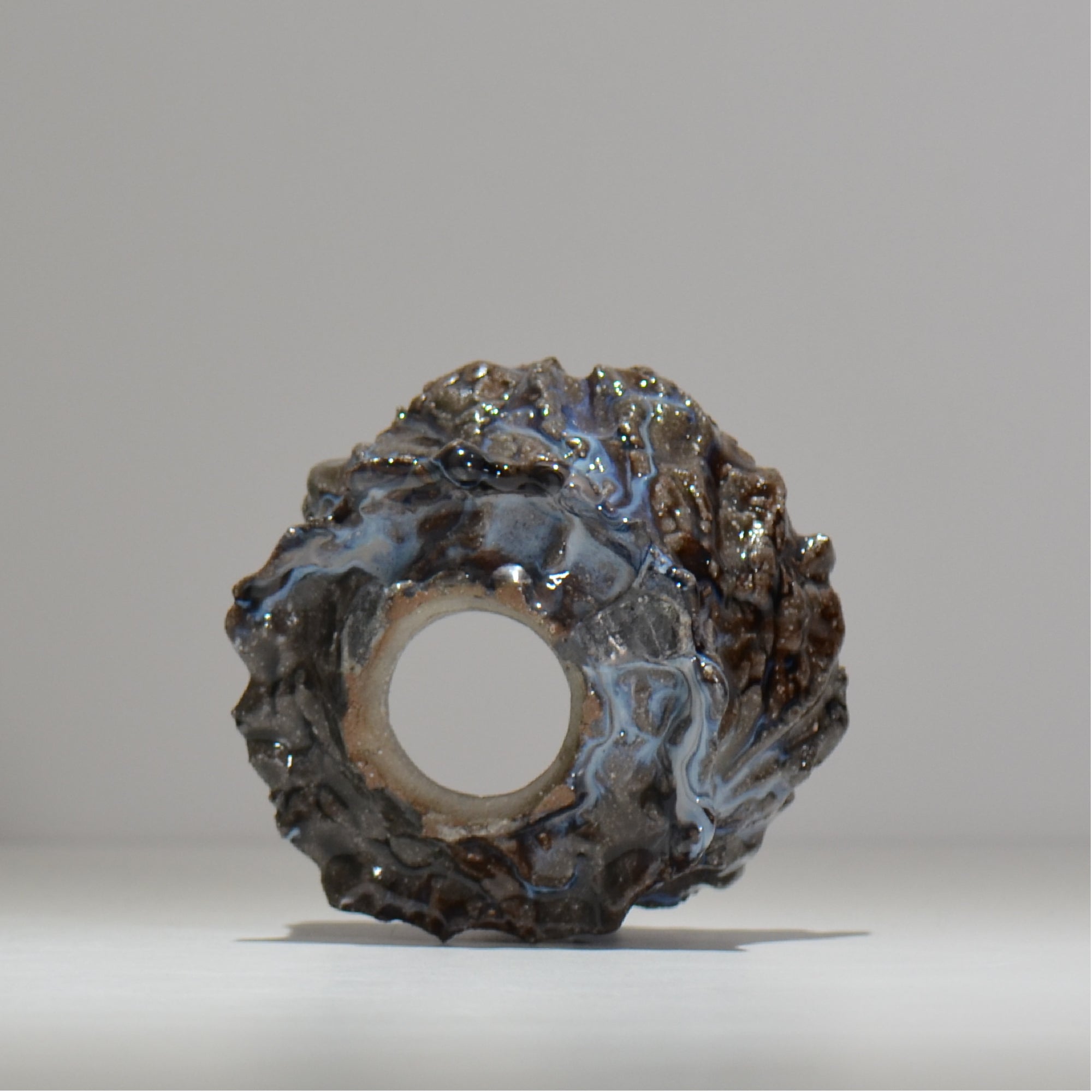 木村 貴史 / 深流-白波 /  kt_sr13_s /  約 φ12cm /  植木鉢