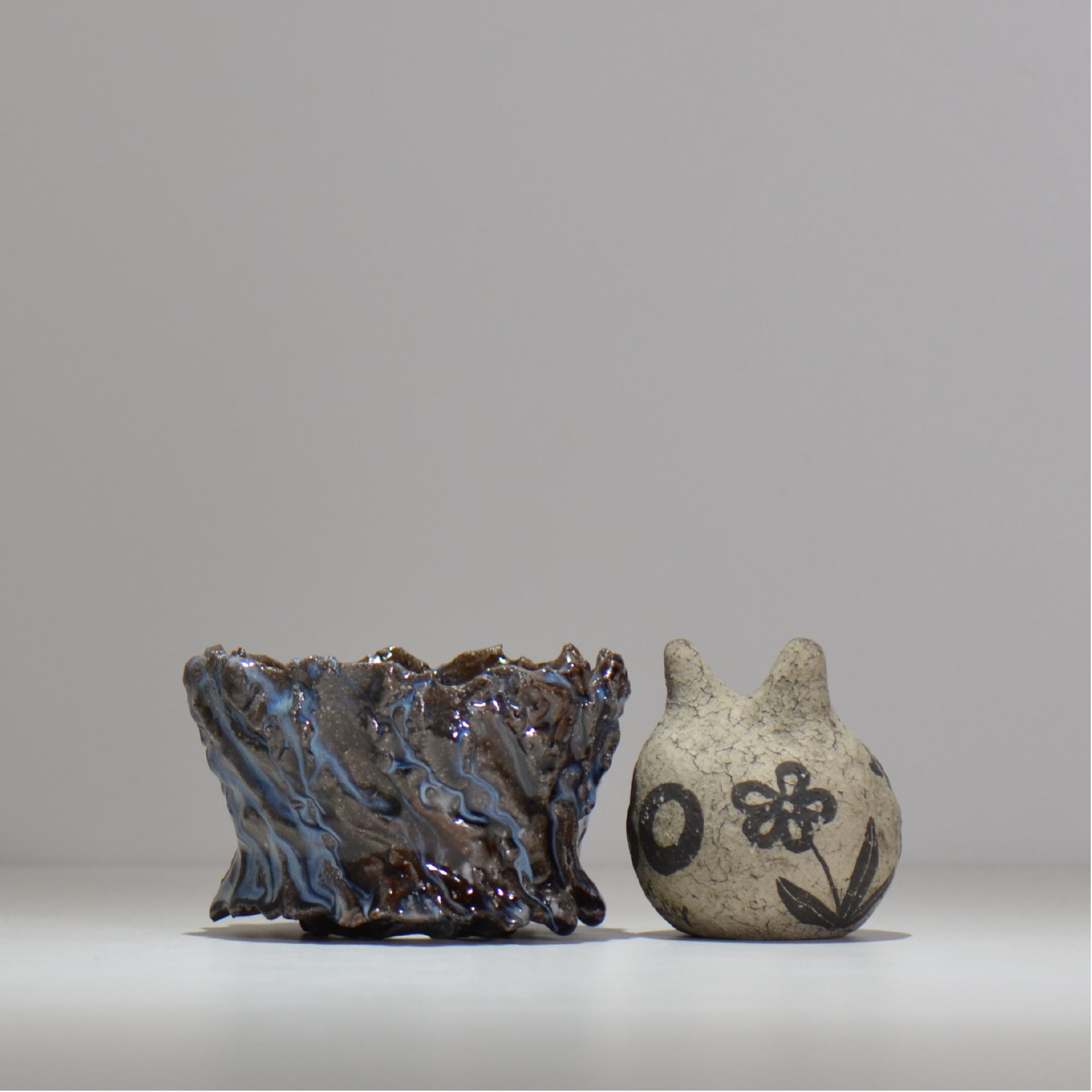 木村 貴史 / 深流-白波 /  kt_sr13_s /  約 φ12cm /  植木鉢