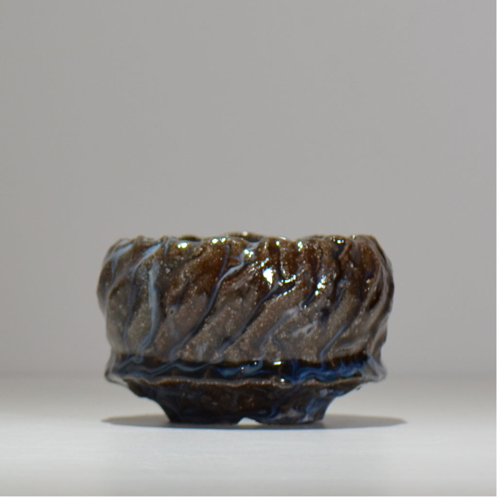 木村 貴史 / 深流-白波  /  kt_sr14_s /  約 φ12cm /  植木鉢