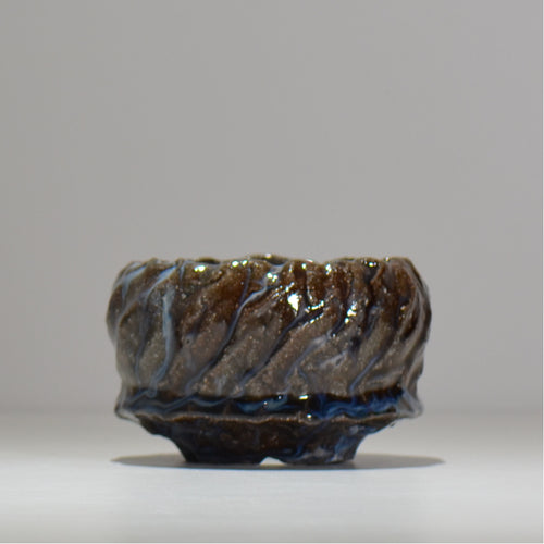 木村 貴史 / 深流-白波  /  kt_sr14_s /  約 φ12cm /  植木鉢