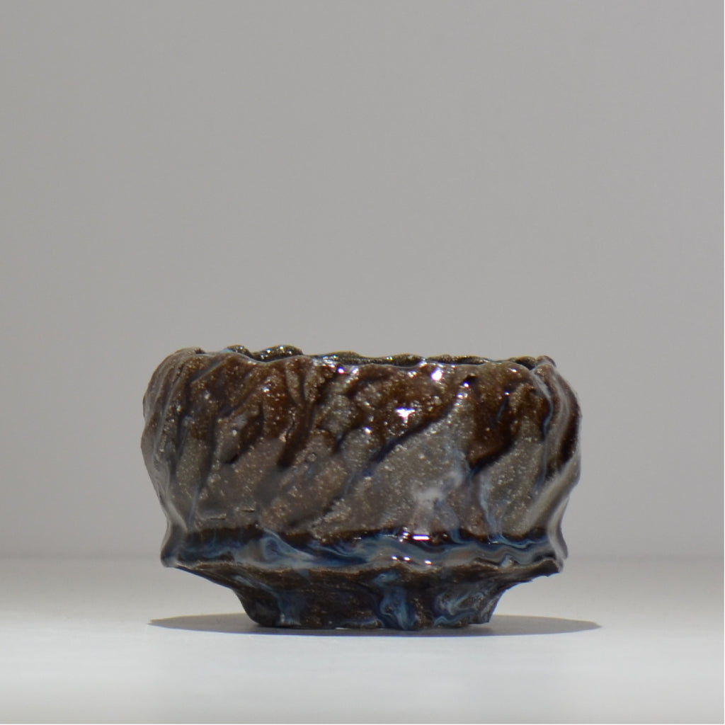 木村 貴史 / 深流-白波  /  kt_sr14_s /  約 φ12cm /  植木鉢