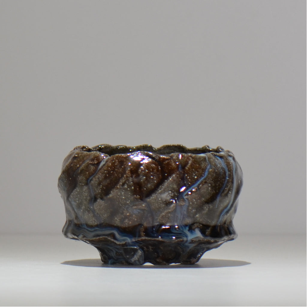 木村 貴史 / 深流-白波  /  kt_sr14_s /  約 φ12cm /  植木鉢