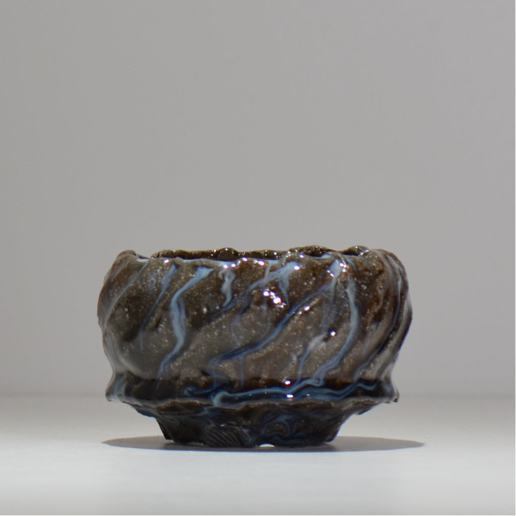 木村 貴史 / 深流-白波  /  kt_sr14_s /  約 φ12cm /  植木鉢