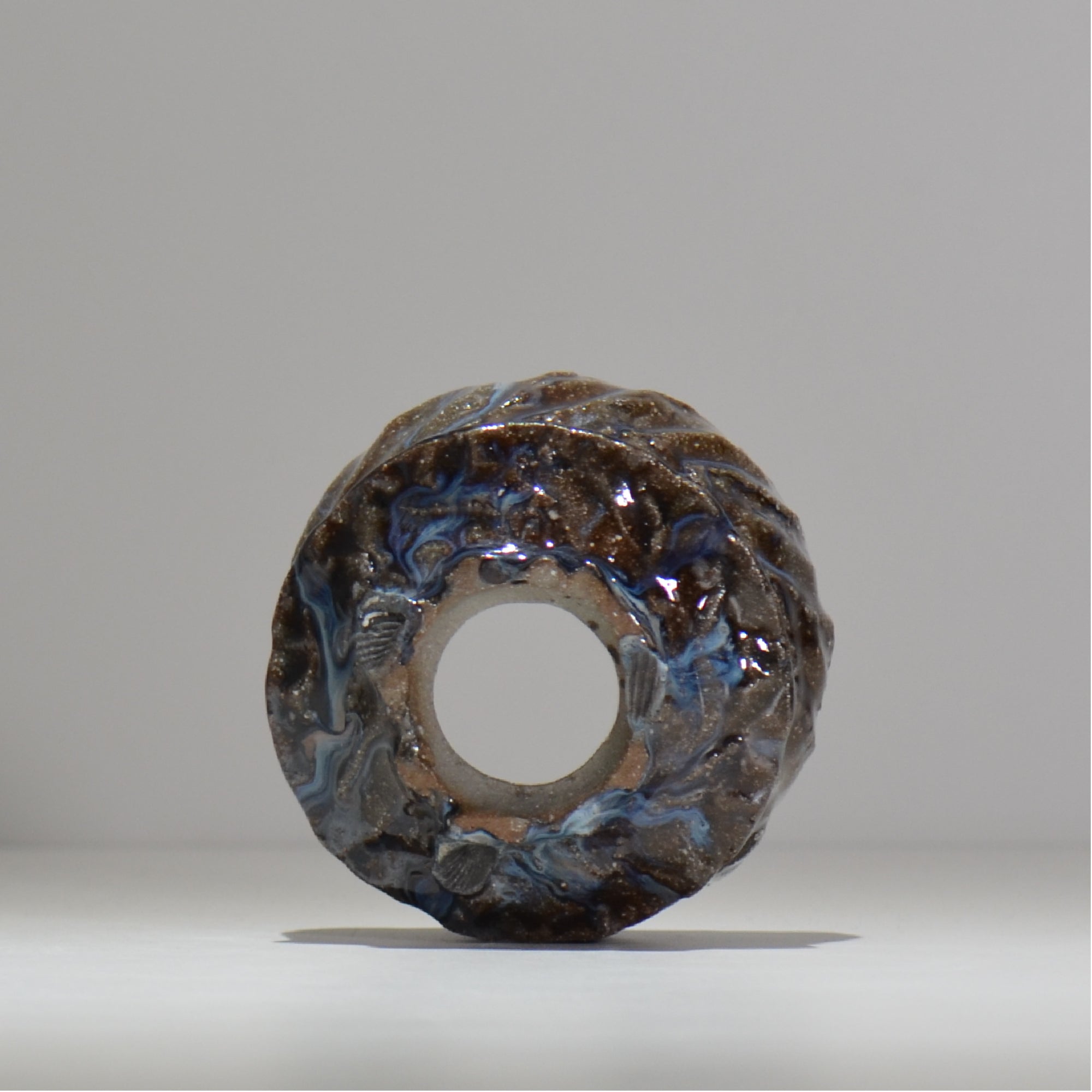 木村 貴史 / 深流-白波  /  kt_sr14_s /  約 φ12cm /  植木鉢