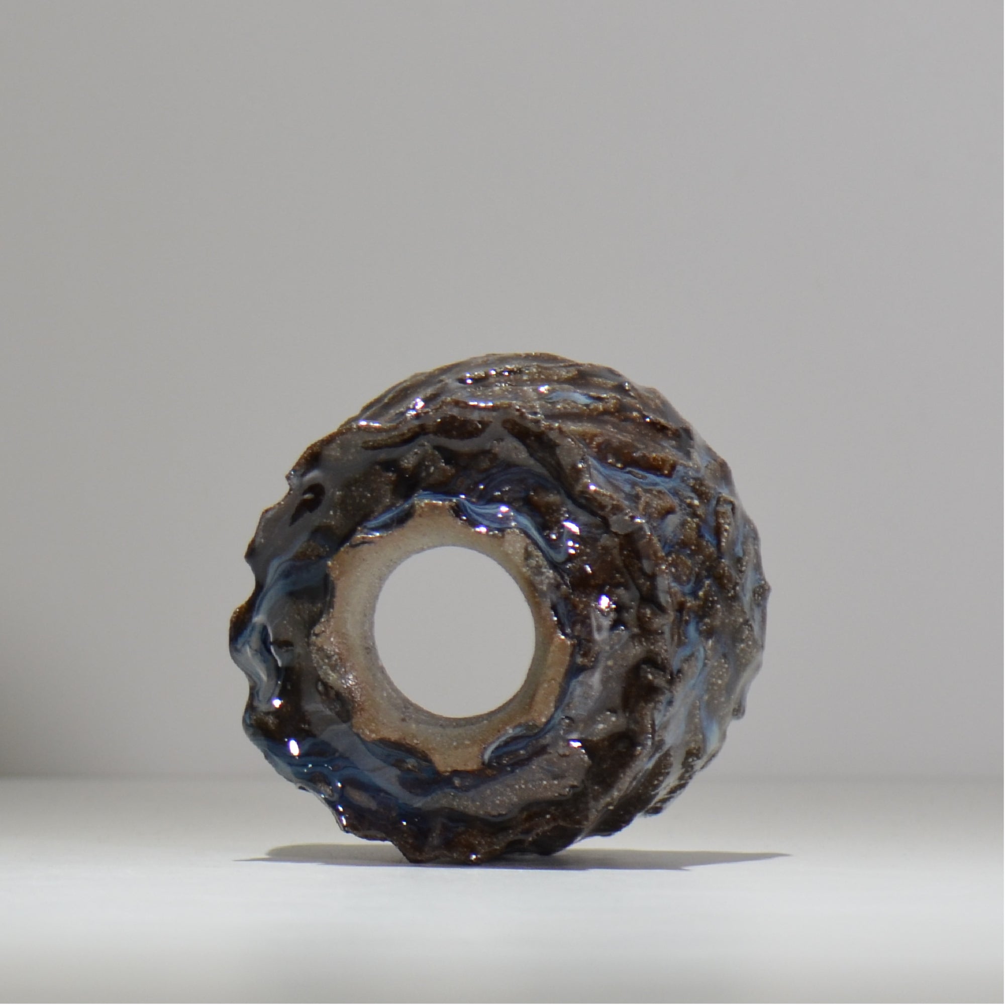 木村 貴史 / 深流-白波 /  kt_sr15_s /  約 φ12cm /  植木鉢