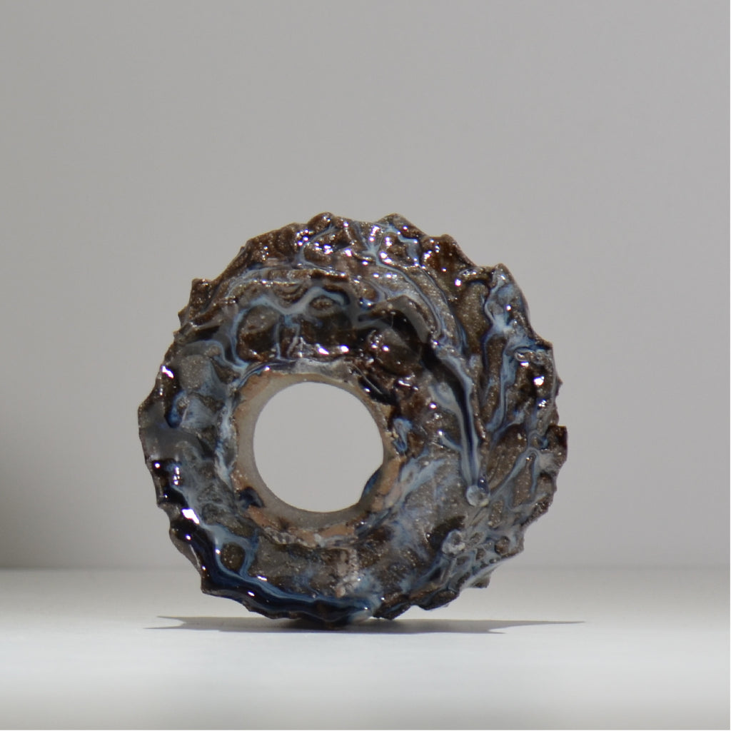 木村 貴史 / 深流-白波 /  kt_sr16_m /  約 φ12.3cm /  植木鉢