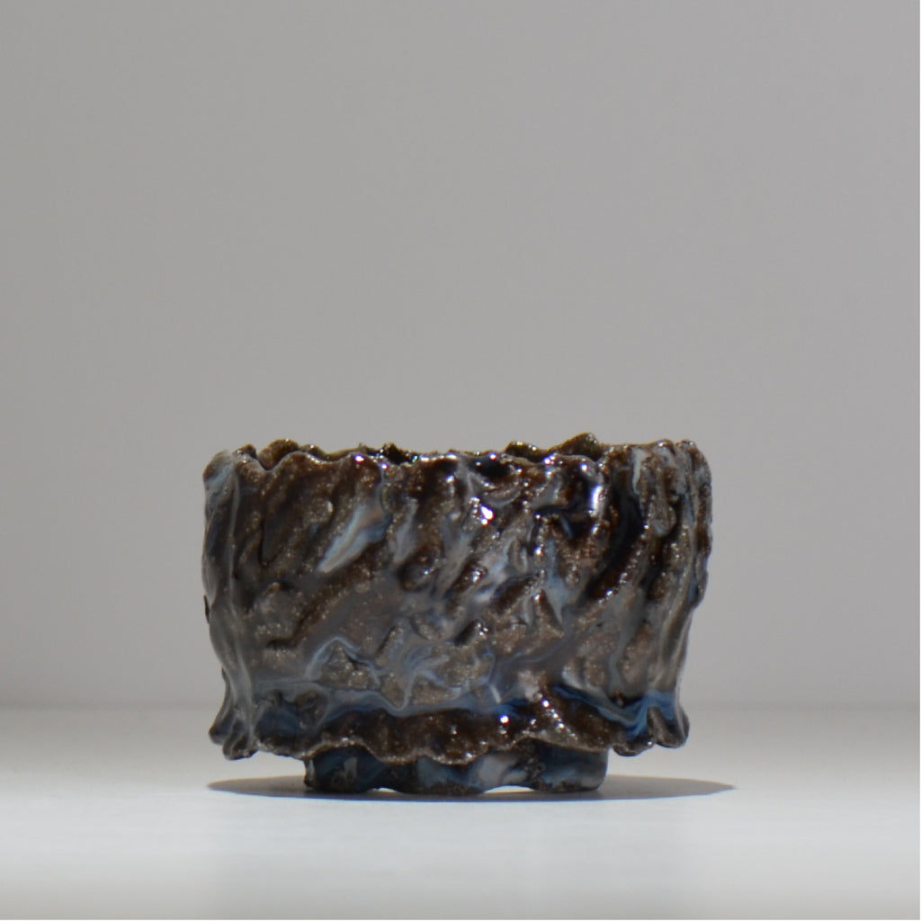 木村 貴史 / 深流-白波 /  kt_sr17_s /  約 φ11.5cm /  植木鉢