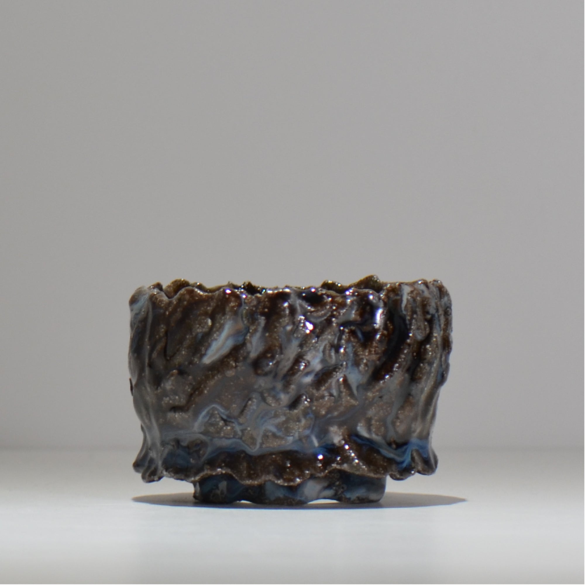 木村 貴史 / 深流-白波 /  kt_sr17_s /  約 φ11.5cm /  植木鉢