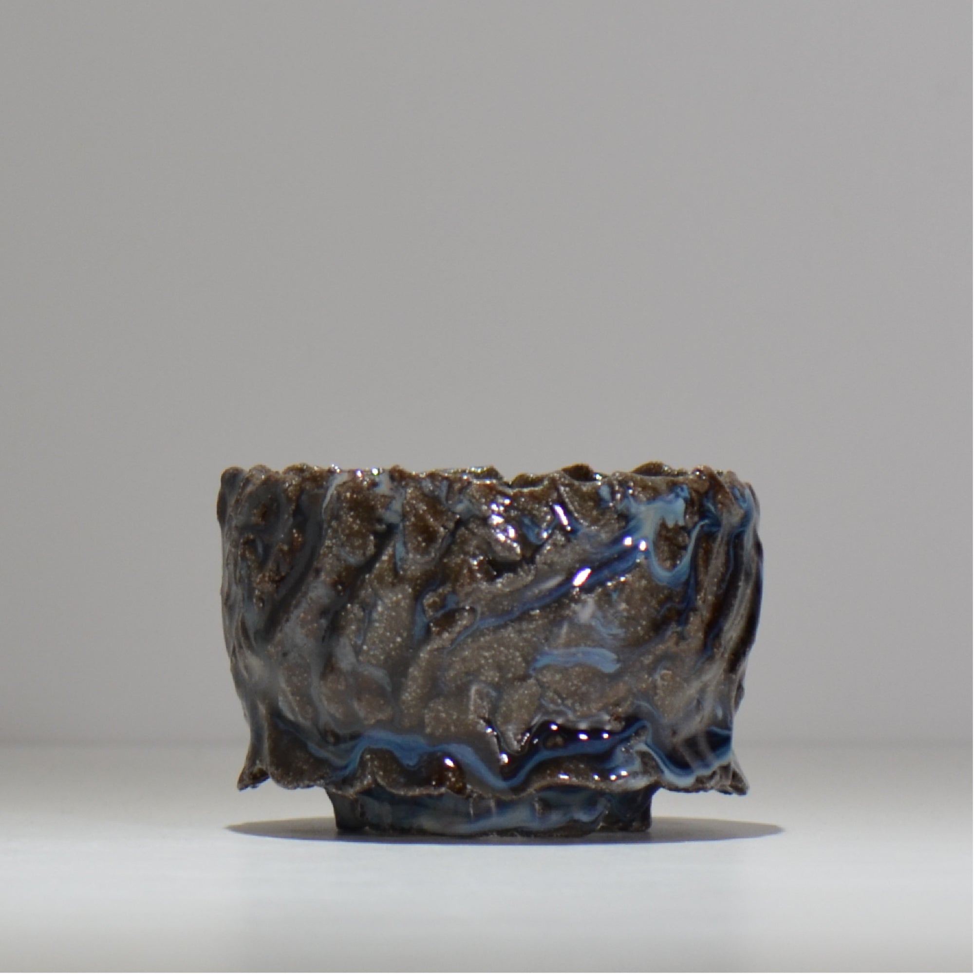 木村 貴史 / 深流-白波 /  kt_sr17_s /  約 φ11.5cm /  植木鉢