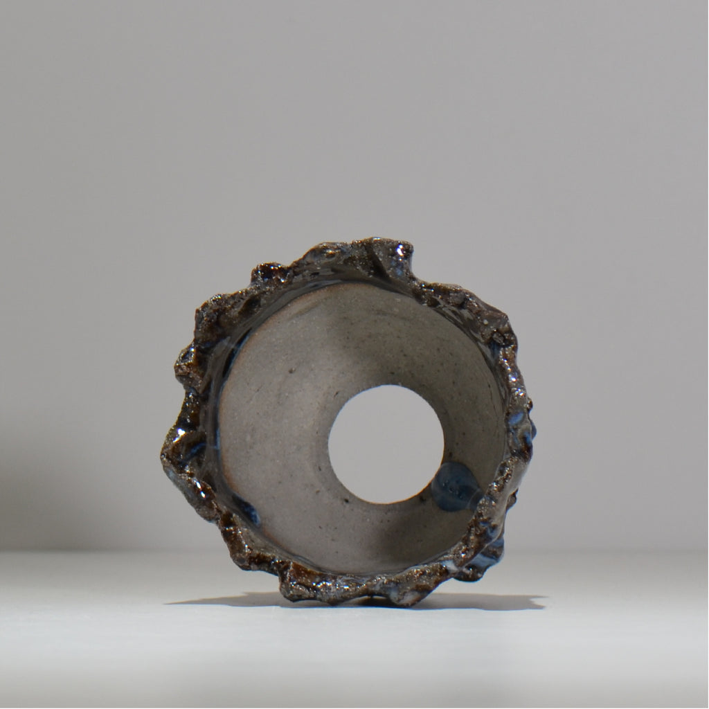 木村 貴史 / 深流-白波 /  kt_sr18_s /  約 φ11.5cm /  植木鉢