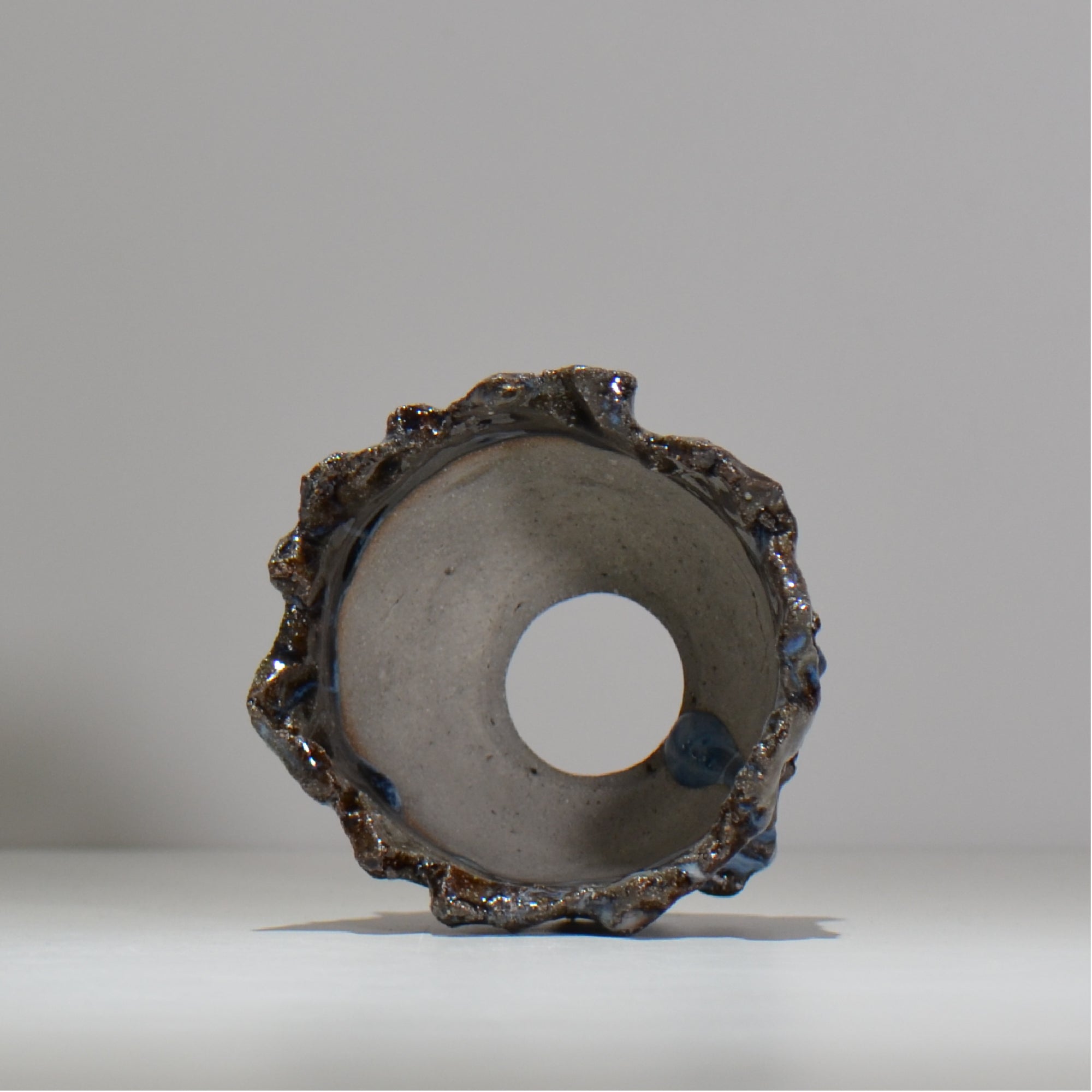 木村 貴史 / 深流-白波 /  kt_sr18_s /  約 φ11.5cm /  植木鉢