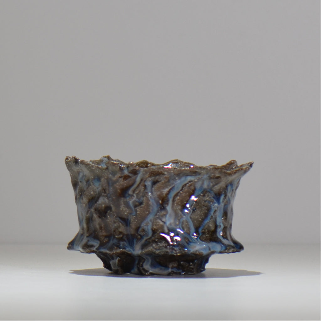 木村 貴史 / 深流-白波 /  kt_sr19_m /  約 φ12.7cm /  植木鉢