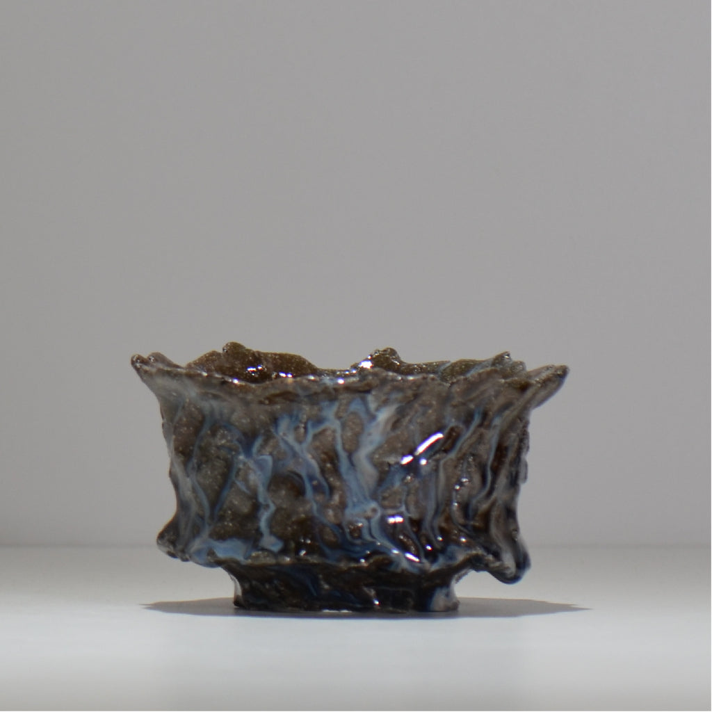 木村 貴史 / 深流-白波 /  kt_sr19_m /  約 φ12.7cm /  植木鉢