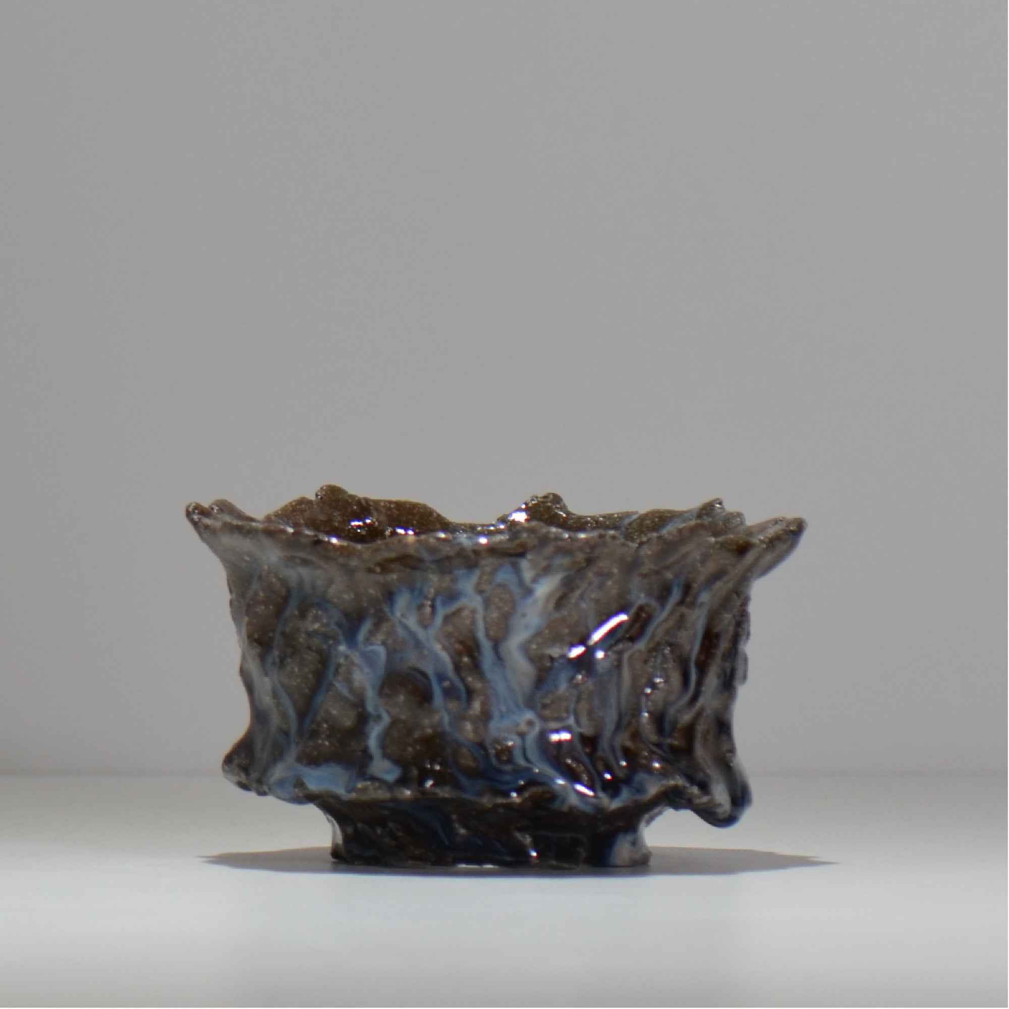 木村 貴史 / 深流-白波 /  kt_sr19_m /  約 φ12.7cm /  植木鉢