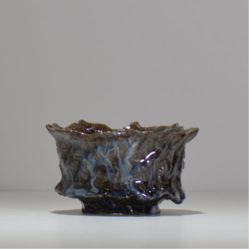 木村 貴史 / 深流-白波 /  kt_sr19_m /  約 φ12.7cm /  植木鉢