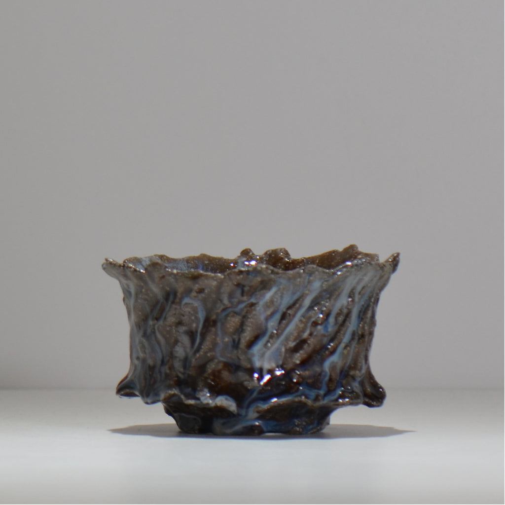 木村 貴史 / 深流-白波 /  kt_sr19_m /  約 φ12.7cm /  植木鉢