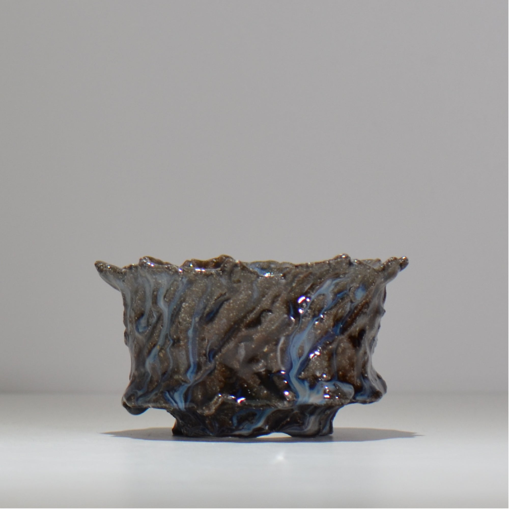 木村 貴史 / 深流-白波 /  kt_sr19_m /  約 φ12.7cm /  植木鉢