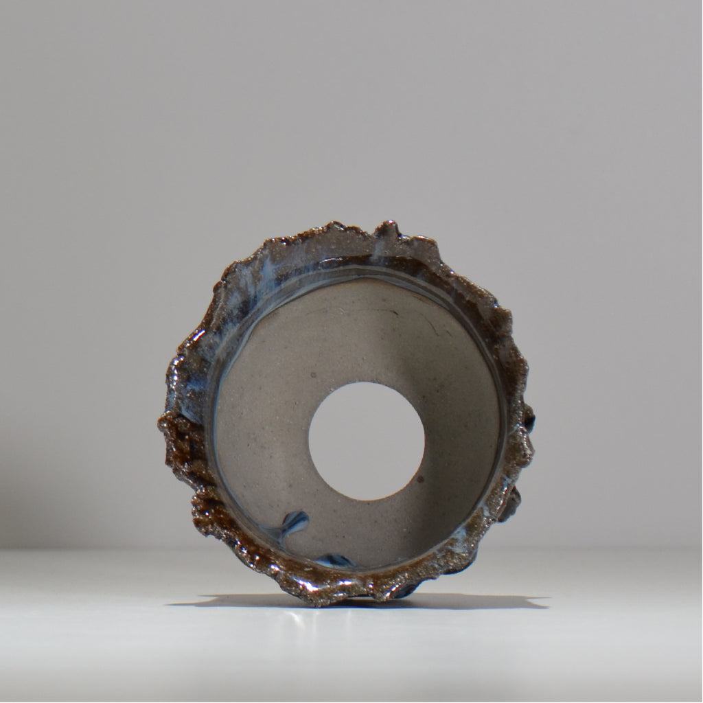 木村 貴史 / 深流-白波 /  kt_sr19_m /  約 φ12.7cm /  植木鉢