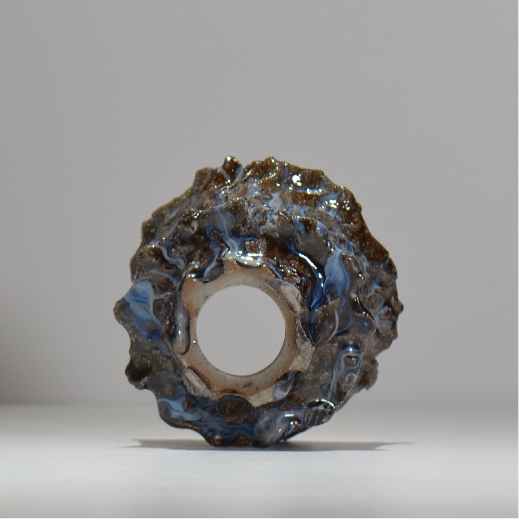 木村 貴史 / 深流-白波 /  kt_sr19_m /  約 φ12.7cm /  植木鉢