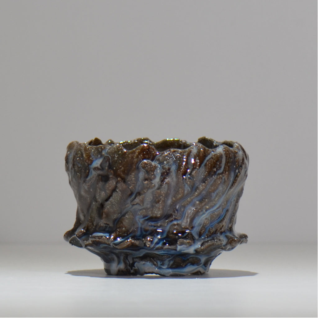 木村 貴史 / 深流-白波 /  kt_sr20_s /  約 φ11cm /  植木鉢