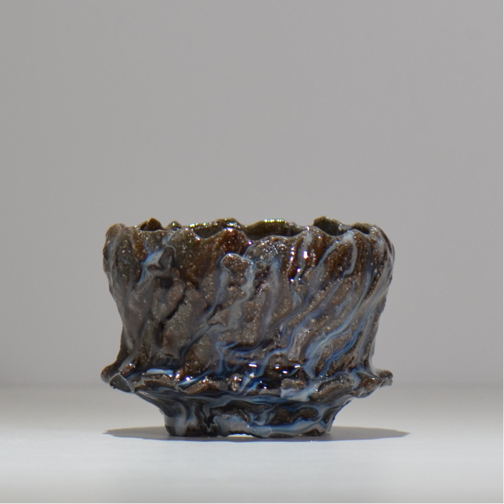 木村 貴史 / 深流-白波 /  kt_sr20_s /  約 φ11cm /  植木鉢