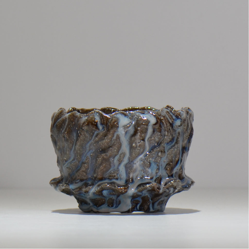 木村 貴史 / 深流-白波 /  kt_sr20_s /  約 φ11cm /  植木鉢