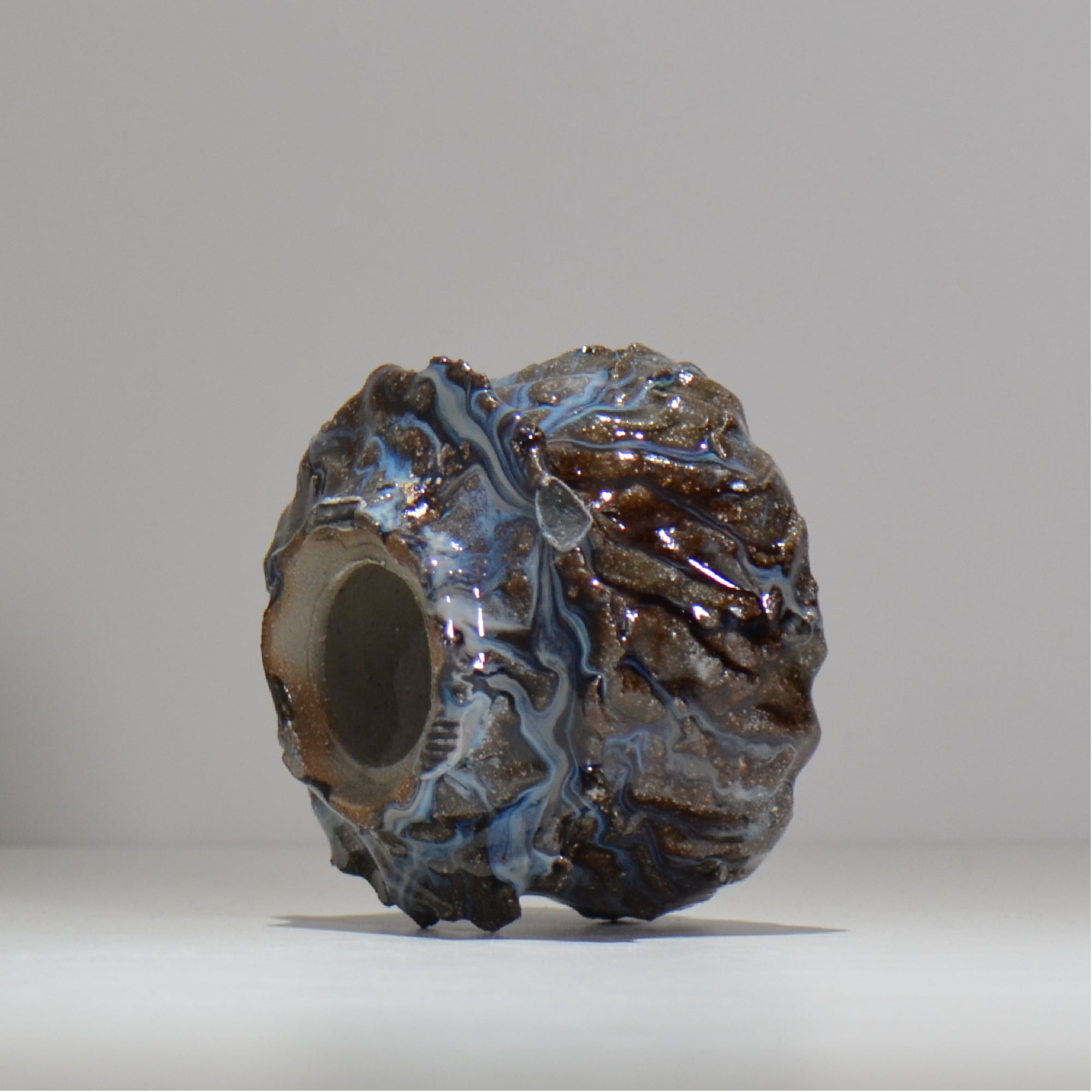 木村 貴史 / 深流-白波 /  kt_sr20_s /  約 φ11cm /  植木鉢