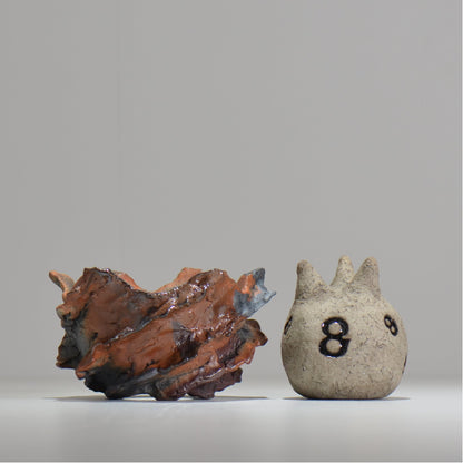 木村 貴史 / YAKISHIME / kt_ys11_s /  約 φ10.5cm /  植木鉢