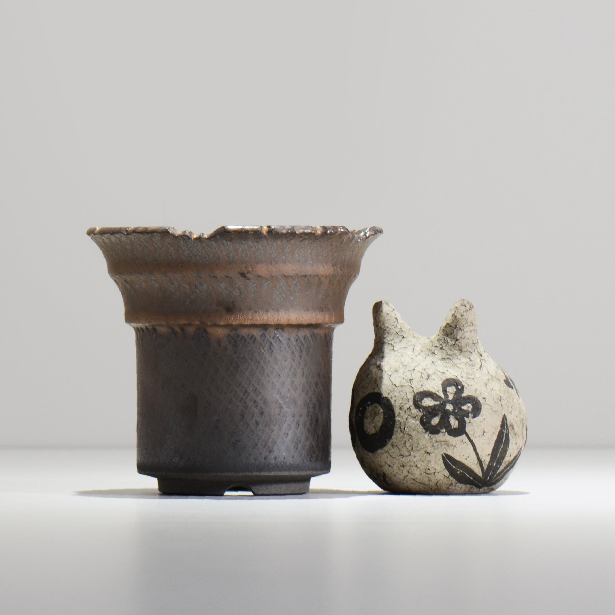 仲田唯希人 / LIZARD07_20 / 約φ12.8cm  / 植木鉢