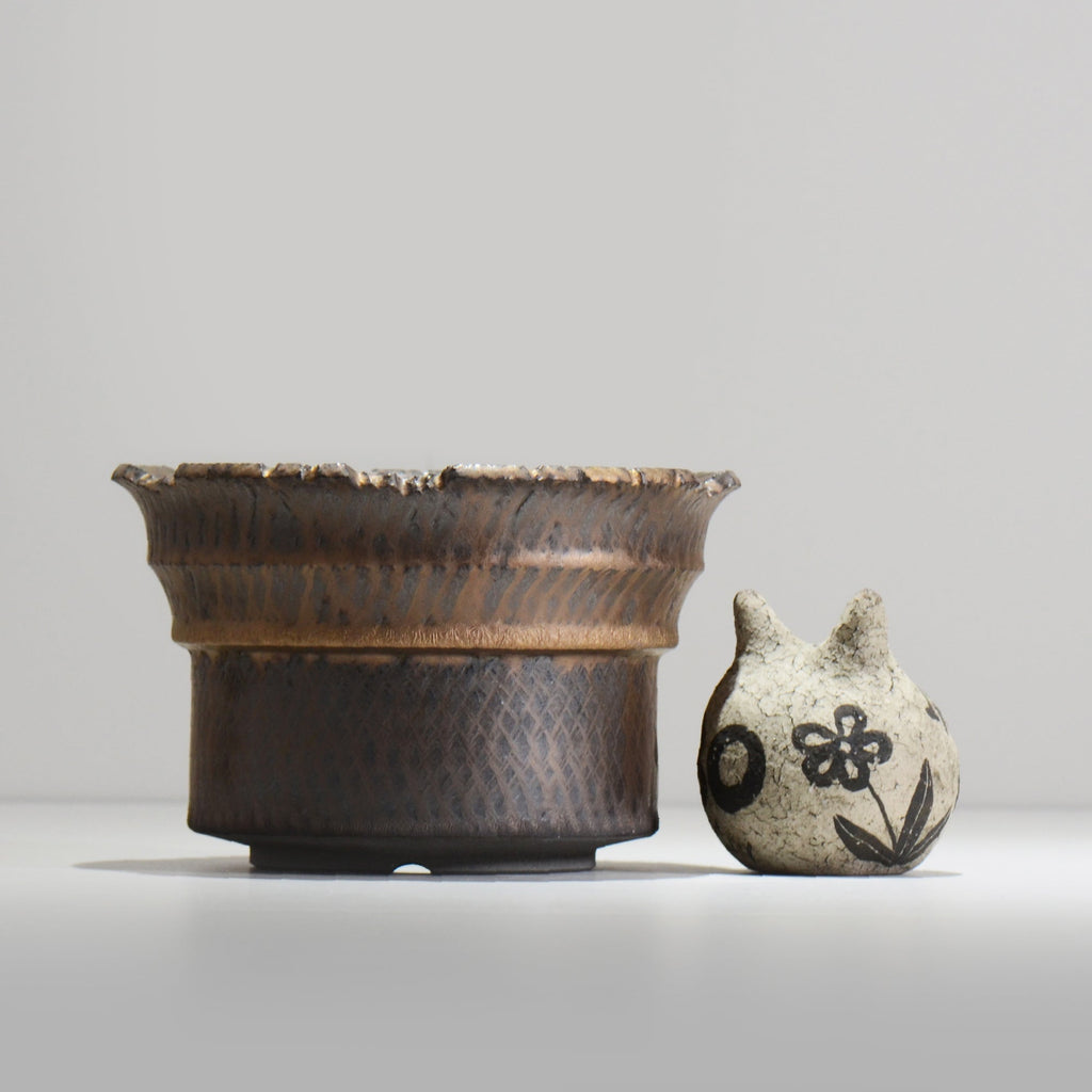 仲田唯希人 / LIZARD07_25 / 約φ18.3cm  / 植木鉢