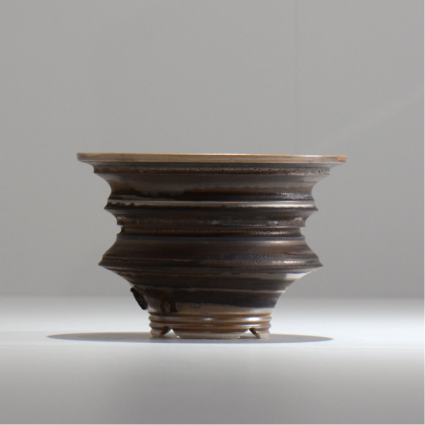 陶房Kibi / マルチエッジS001_03 / M / 約 φ14.3cm / 植木鉢