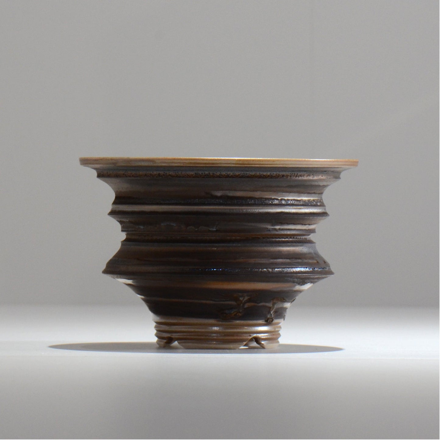 陶房Kibi / マルチエッジS001_03 / M / 約 φ14.3cm / 植木鉢