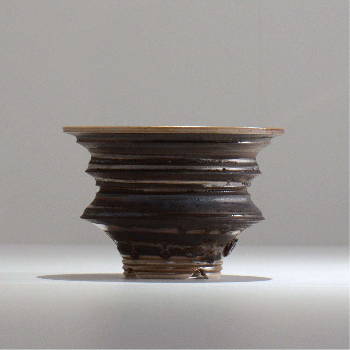 陶房Kibi / マルチエッジS001_03 / M / 約 φ14.3cm / 植木鉢