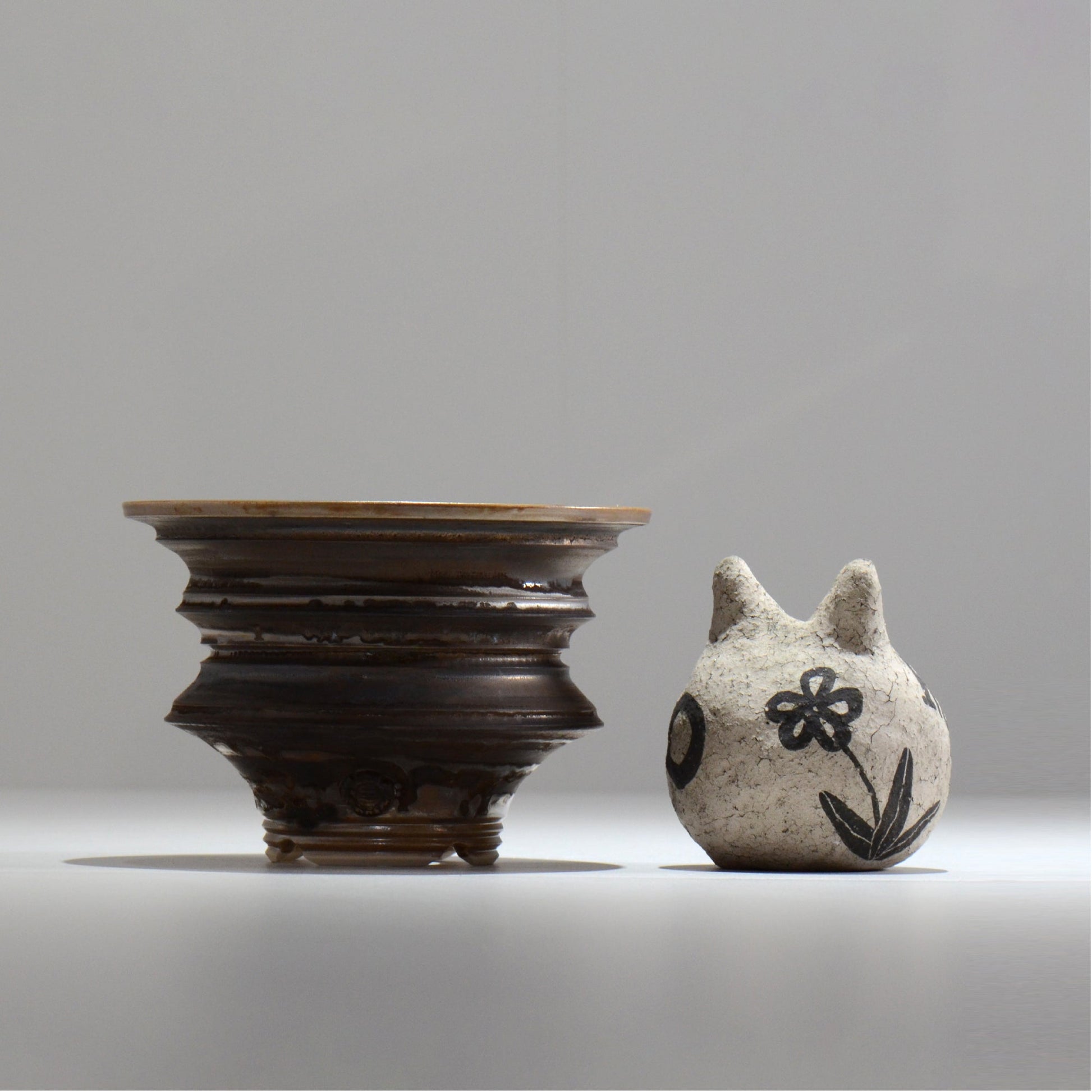 陶房Kibi / マルチエッジS001_03 / M / 約 φ14.3cm / 植木鉢