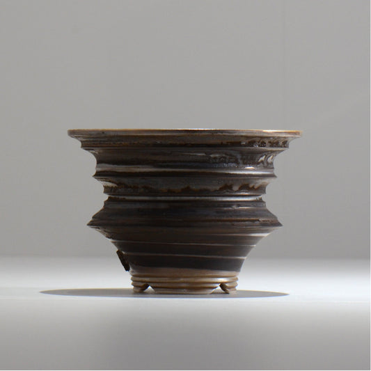 陶房Kibi / マルチエッジS001_07 / M / 約 φ14.2cm / 植木鉢