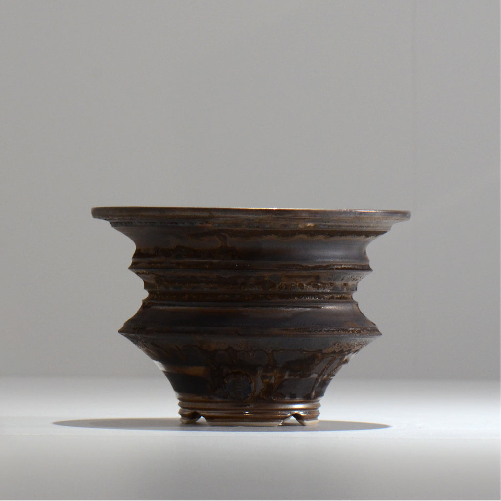 陶房Kibi / マルチエッジS001_08 / M / 約 φ14.5cm / 植木鉢