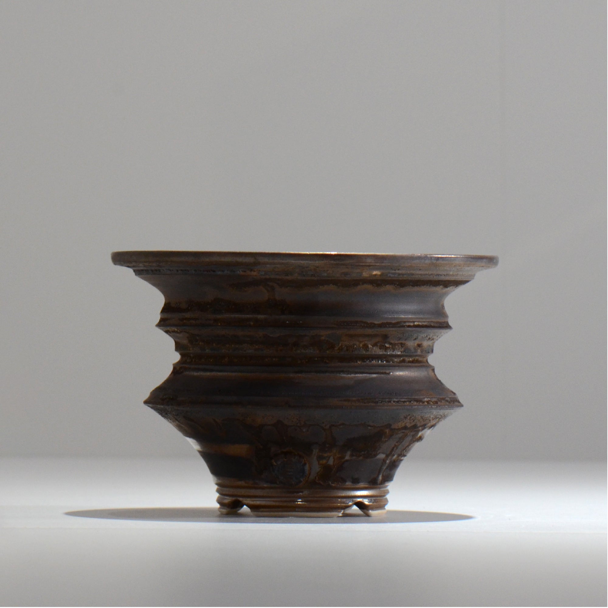 陶房Kibi / マルチエッジS001_08 / M / 約 φ14.5cm / 植木鉢