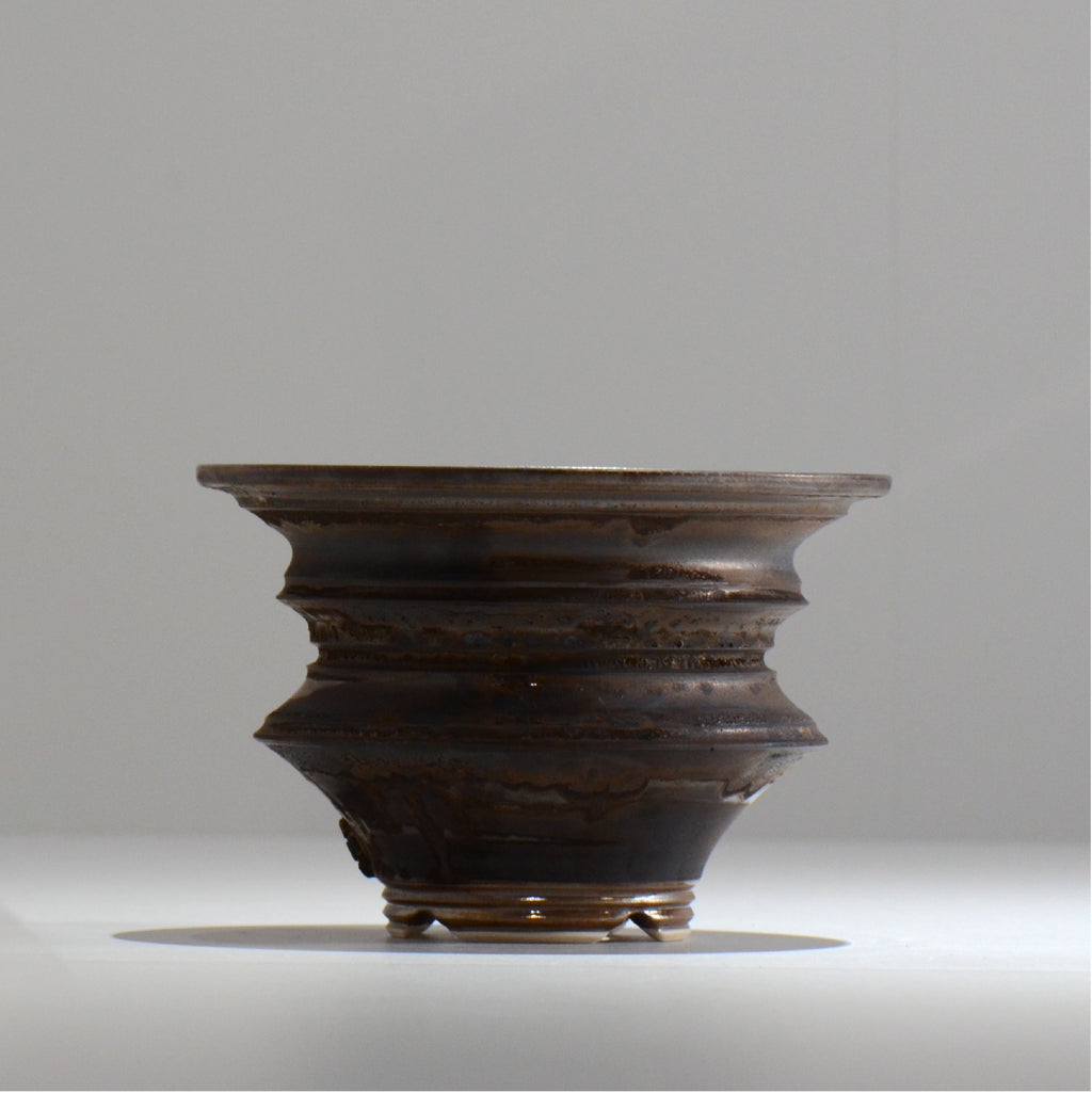 陶房Kibi / マルチエッジS001_08 / M / 約 φ14.5cm / 植木鉢