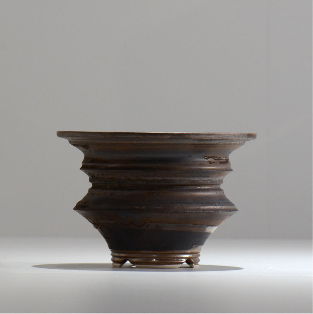 陶房Kibi / マルチエッジS001_08 / M / 約 φ14.5cm / 植木鉢