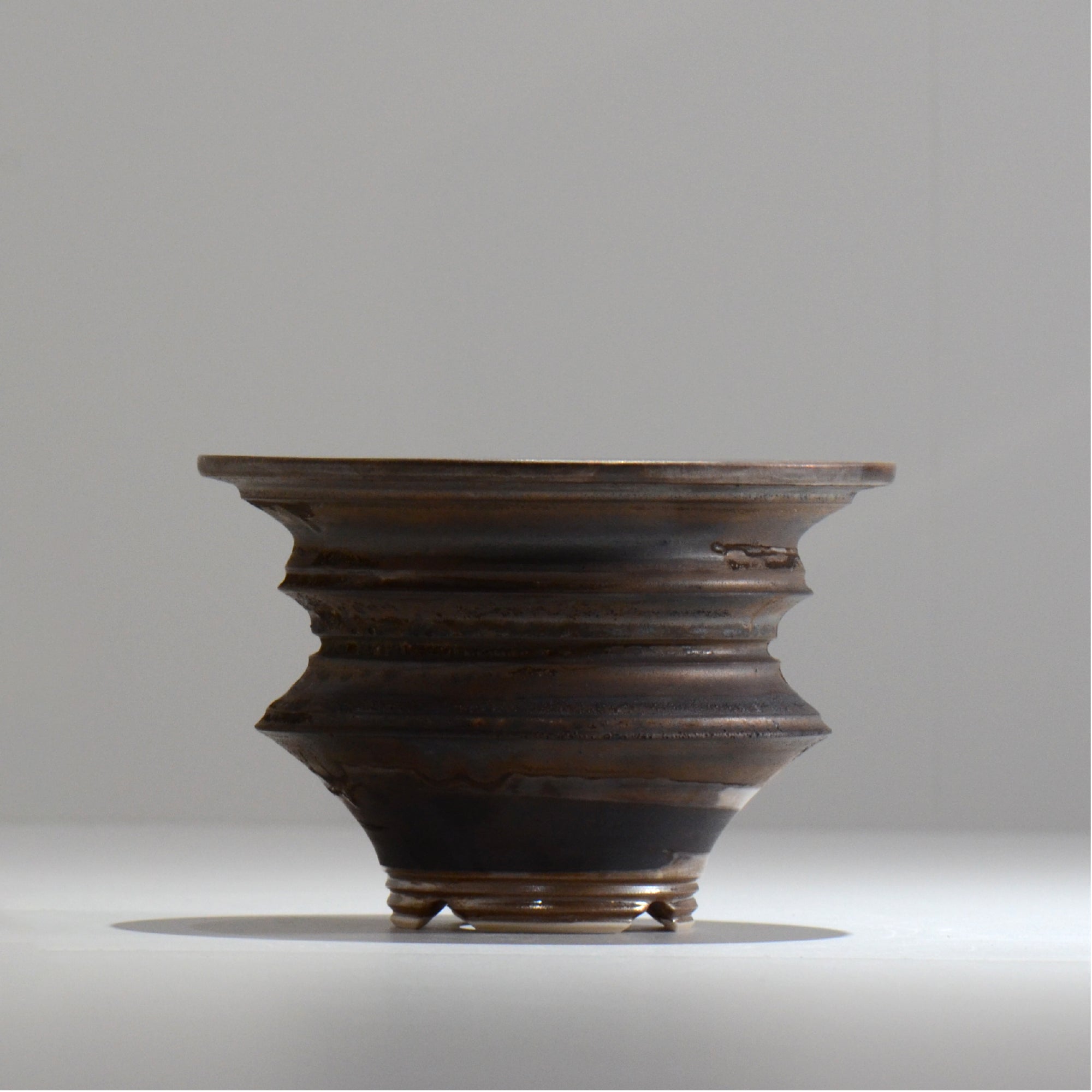 陶房Kibi / マルチエッジS001_08 / M / 約 φ14.5cm / 植木鉢