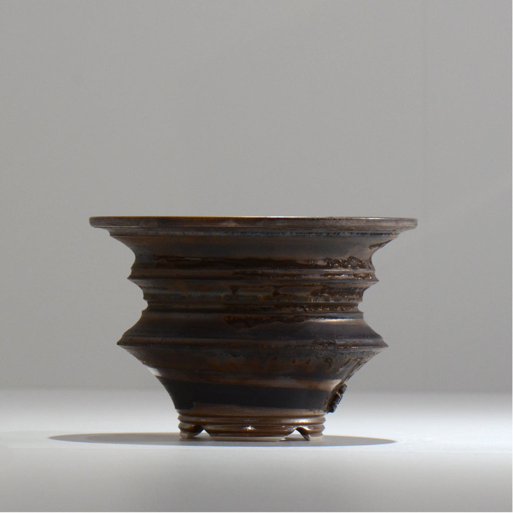 陶房Kibi / マルチエッジS001_08 / M / 約 φ14.5cm / 植木鉢