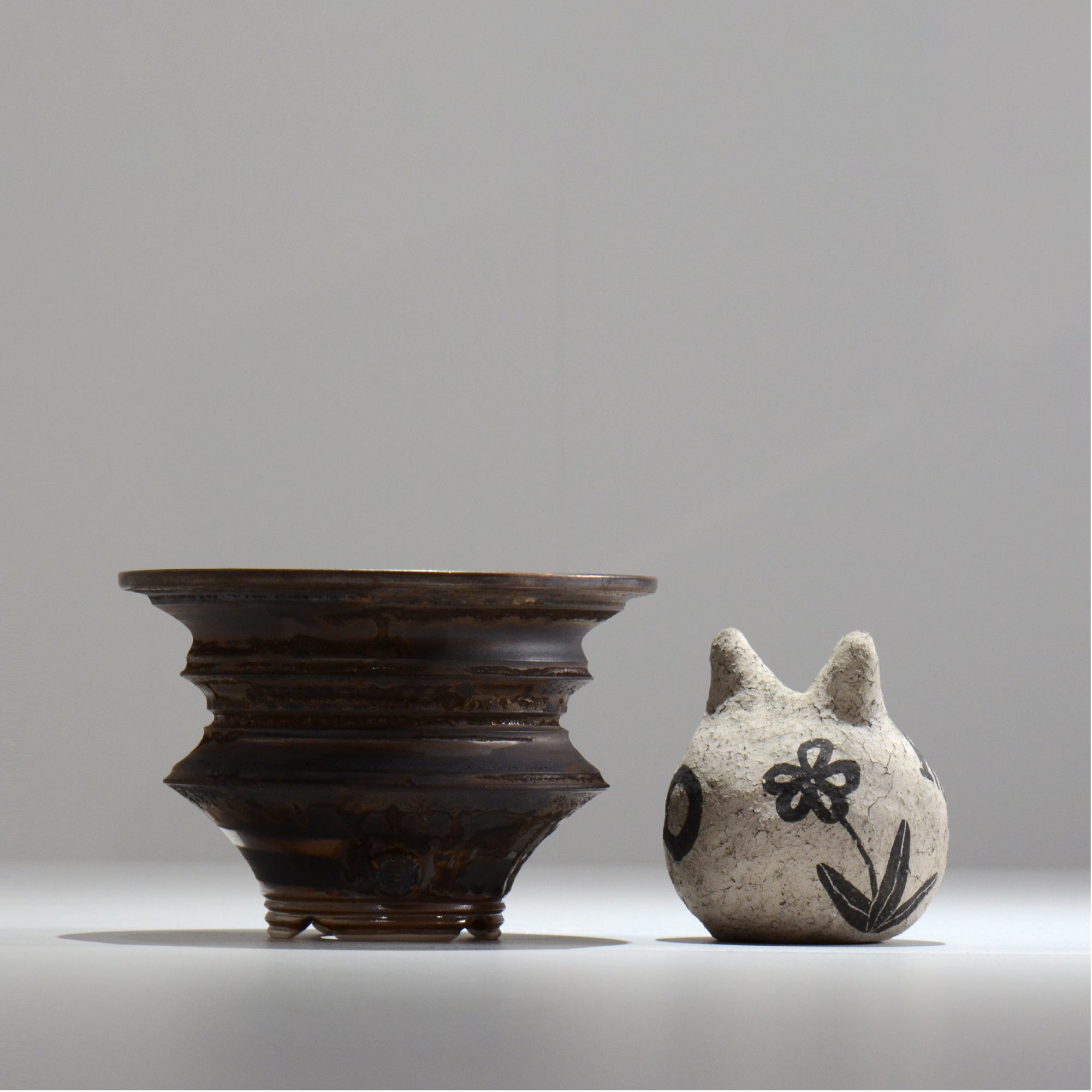 陶房Kibi / マルチエッジS001_08 / M / 約 φ14.5cm / 植木鉢